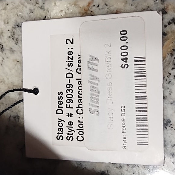 NWT 2 PC AYSHA SAEED GRAY STACY DRESS & MATCHING FERN JACKET SZ 2 - Picture 11 of 12